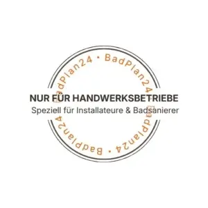 DoppelLogo BadPlan24 bietet professionelle 3D-Badplanung speziell für Installateure und Badsanierungsbetriebe.